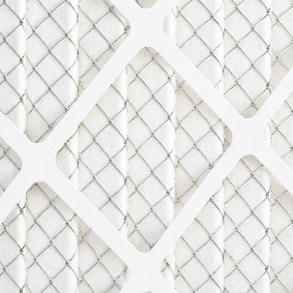 Close up picture of a MERV 8 furnace filter
